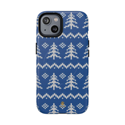 Blue Xmas MagSafe iPhone Case