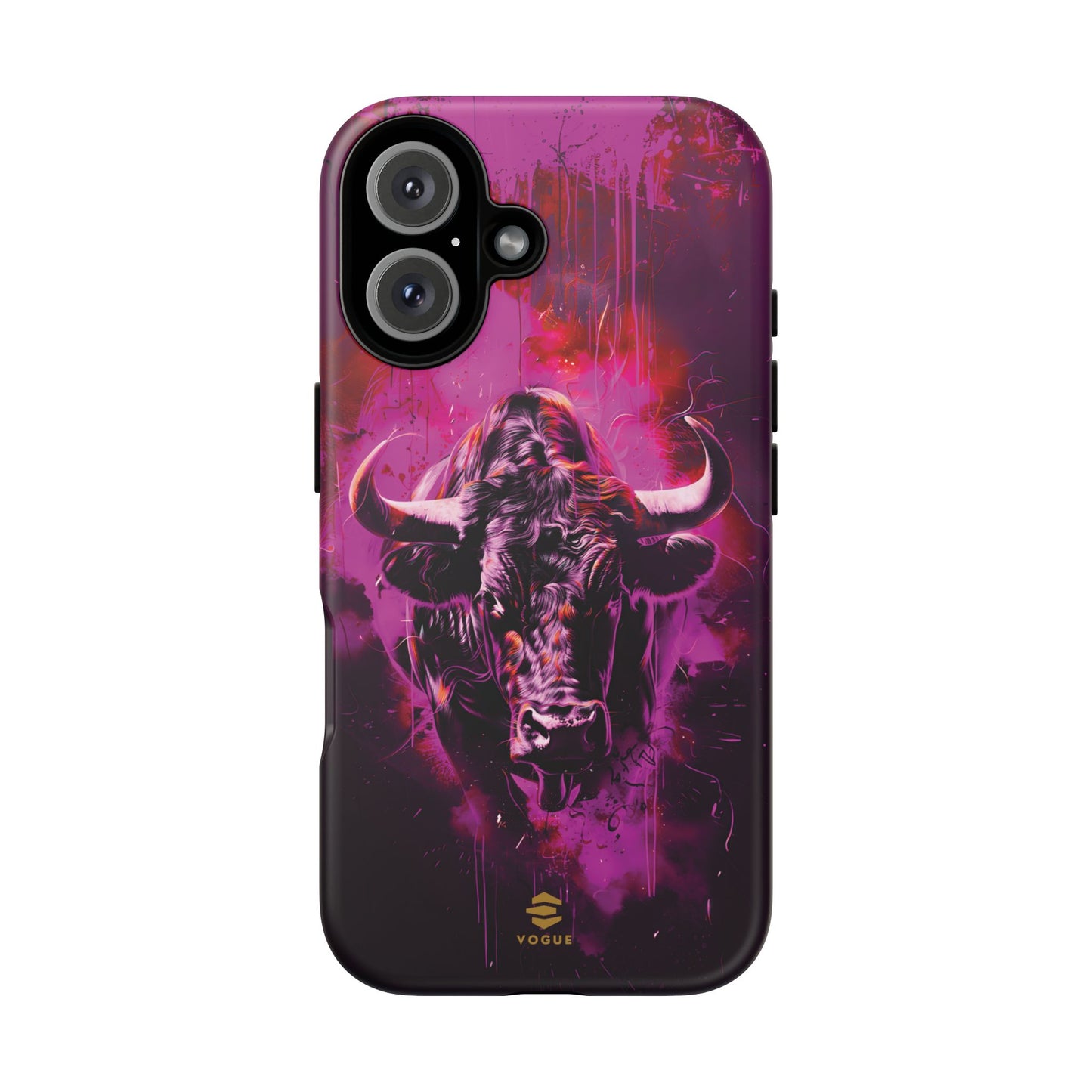 Bull Hot Pink iPhone Case