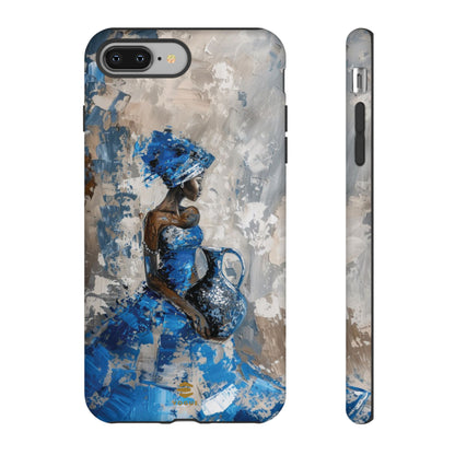 Blue Muse iPhone Case