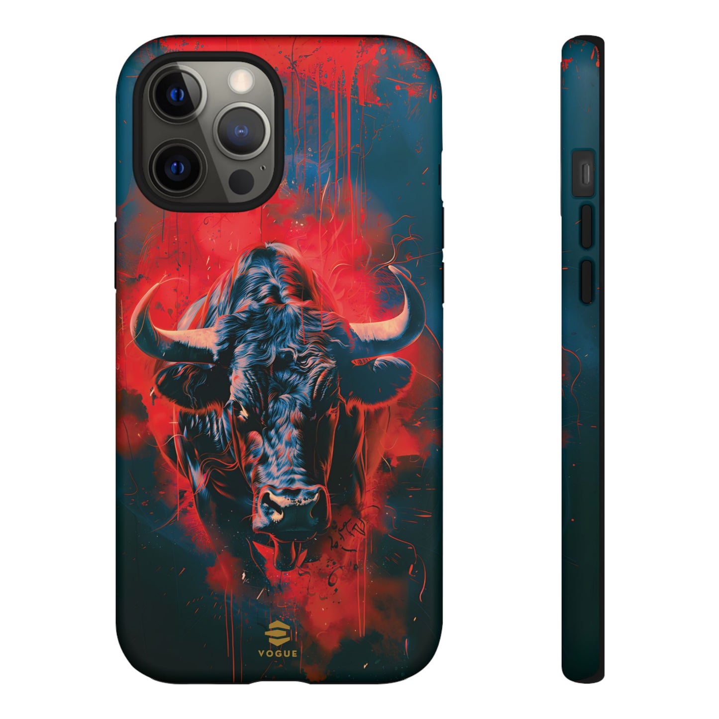 Bull Teal iPhone Case