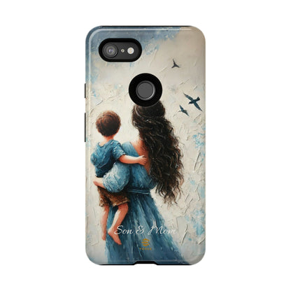 Custom Son & Mom Google Pixel Tough Phone Case