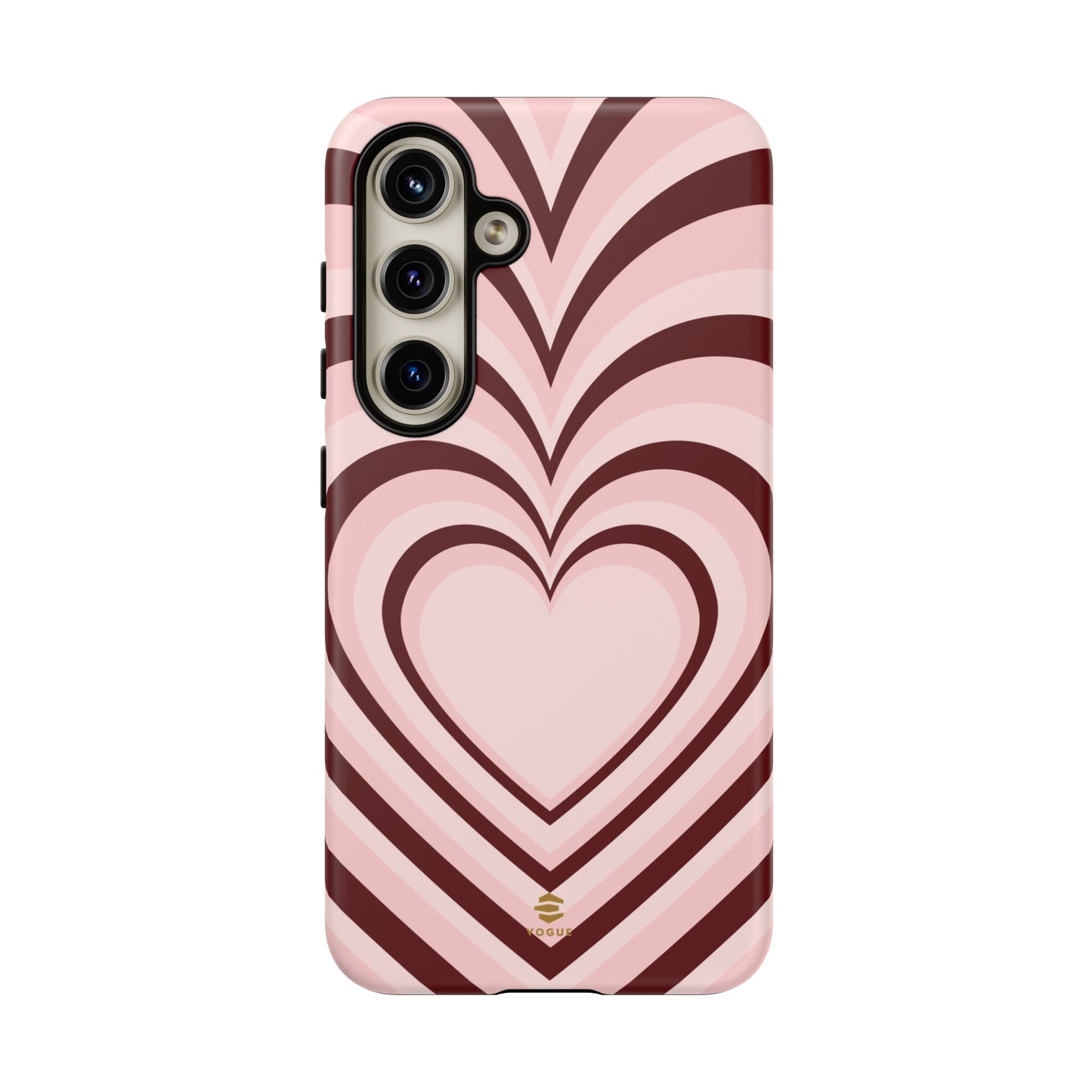 Burgundy Hearts Design - Phone Case, Love, Valentine's Day Gift for Her Samsung Galaxy