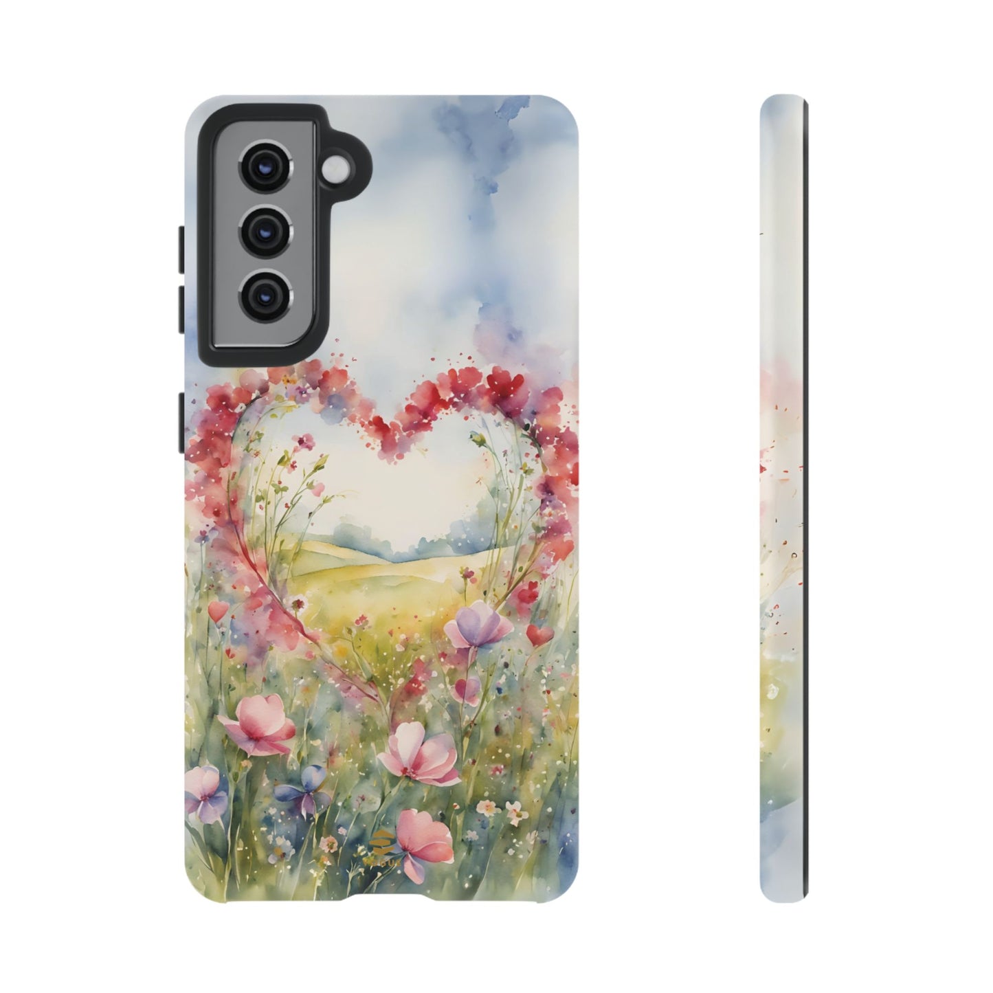Flower heart Tough Phone Case for Samsung