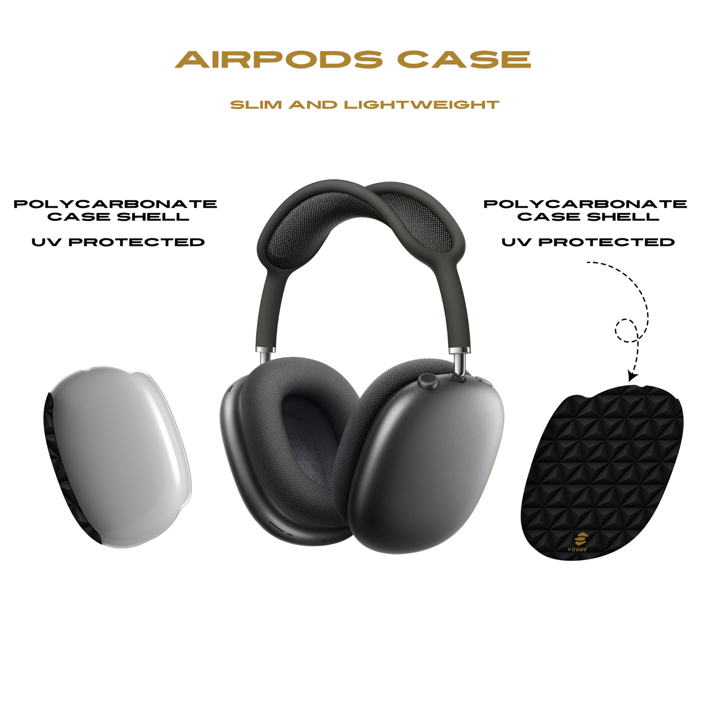 Obsidian AirPod Max Cases