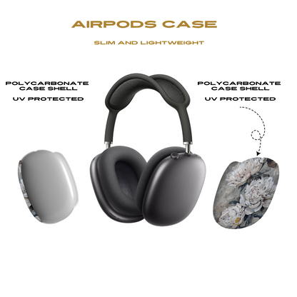 Peony Painting AirPod Max Cases