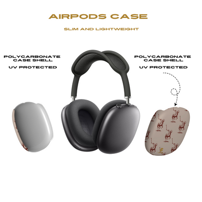 Polo Player Brown AirPod Max Cases