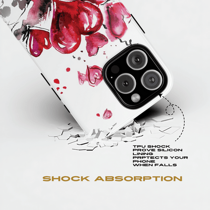 Abstract Hearts Art - iPhone Case, Love, Valentine's Day Gift for Her Protective tough Cover