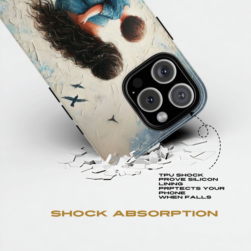 Custom Son & Mom iPhone Tough Case