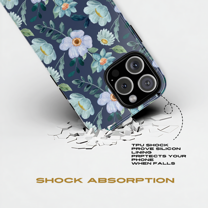 Funda para iPhone con diseño de flor de medianoche