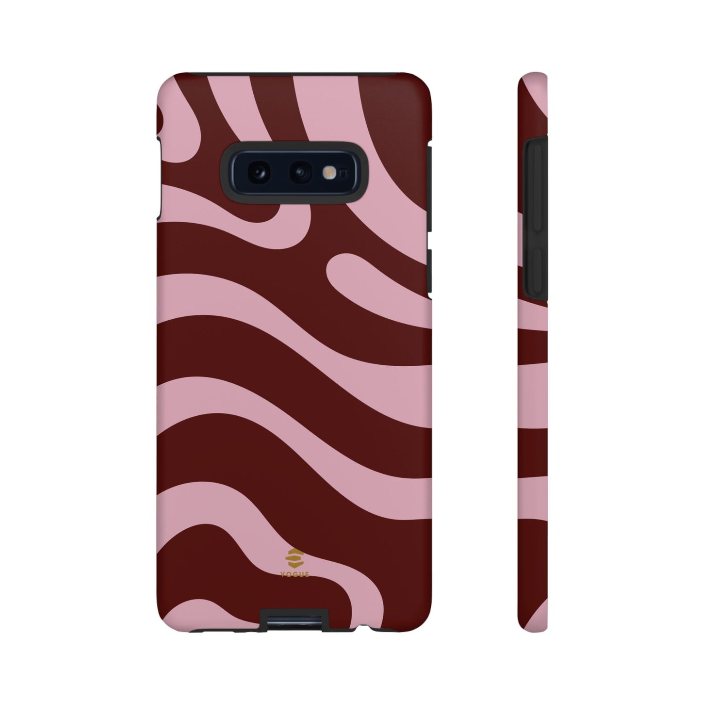 Maroon Ripple Samsung Galaxy Case