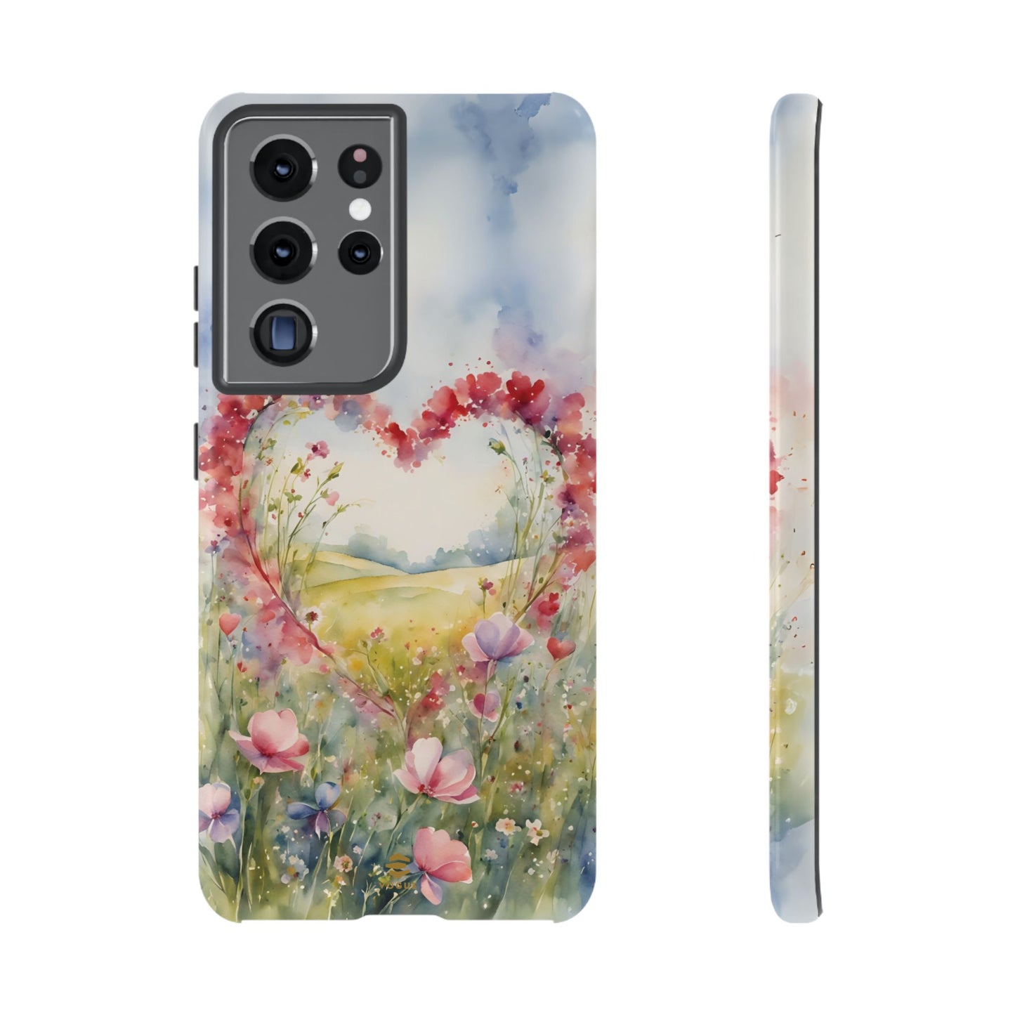 Flower heart Tough Phone Case for Samsung