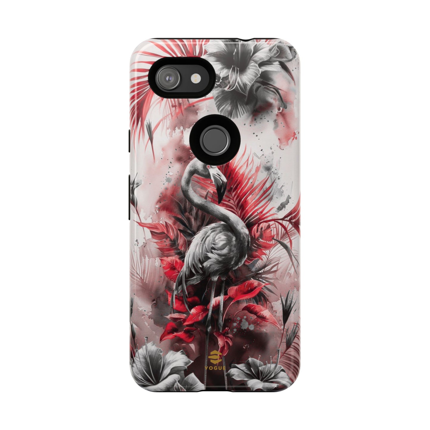 Flamingo Tropical Design Tough Phone Case Pixel