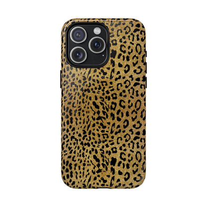 Gold Leopard MagSafe iPhone Case