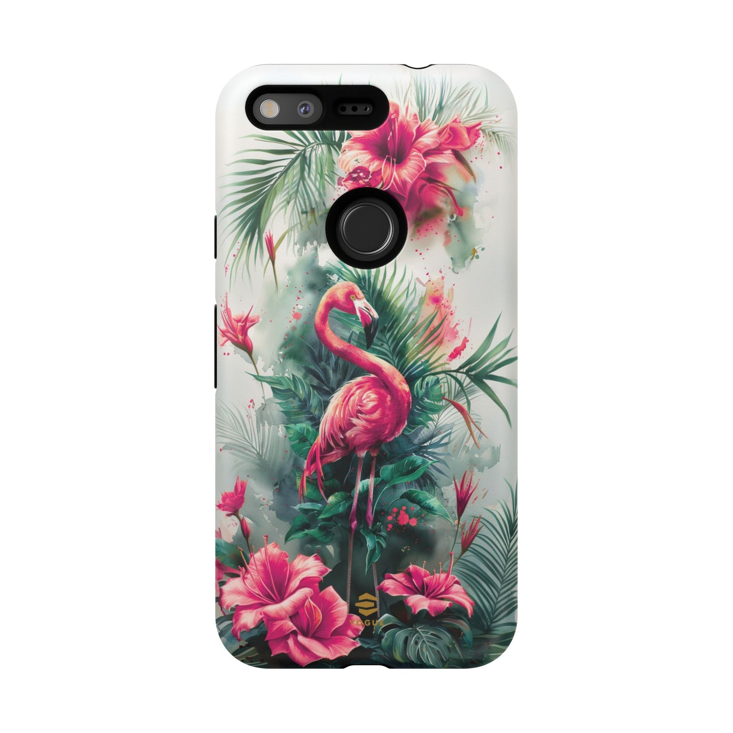 Flamingo Pink Tough Phone Case Pixel
