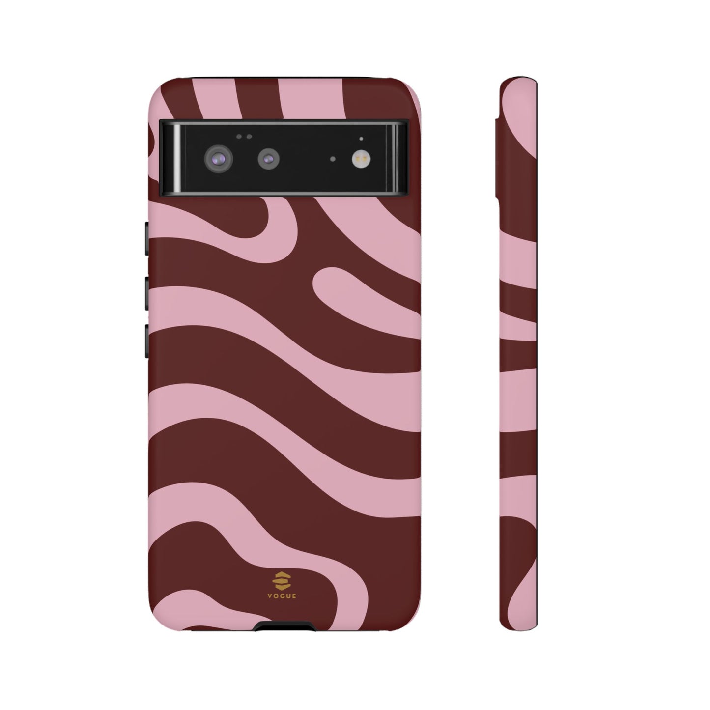 Maroon Ripple Google Pixel Case