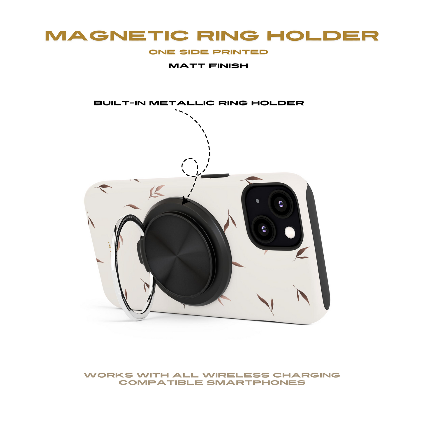 Beige Serenity  Magnetic Induction Charger