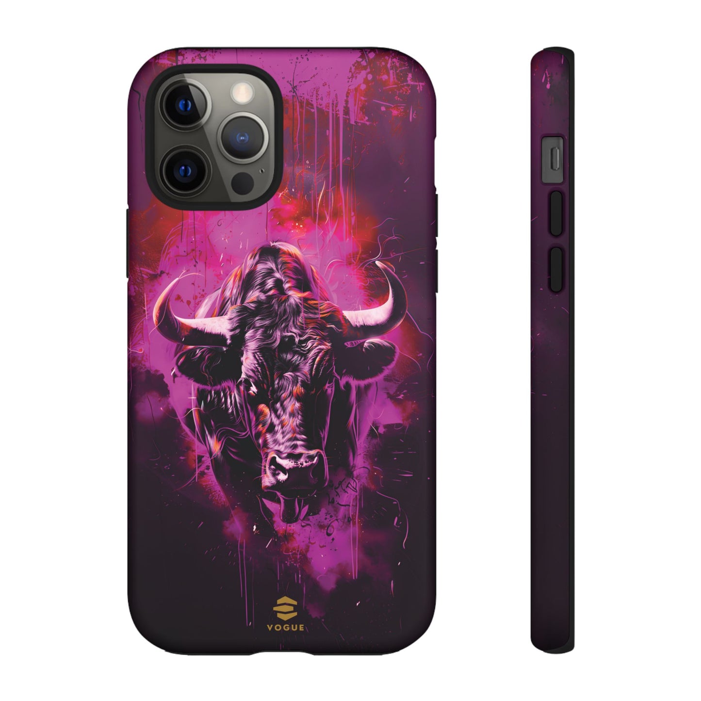 Bull Hot Pink iPhone Case