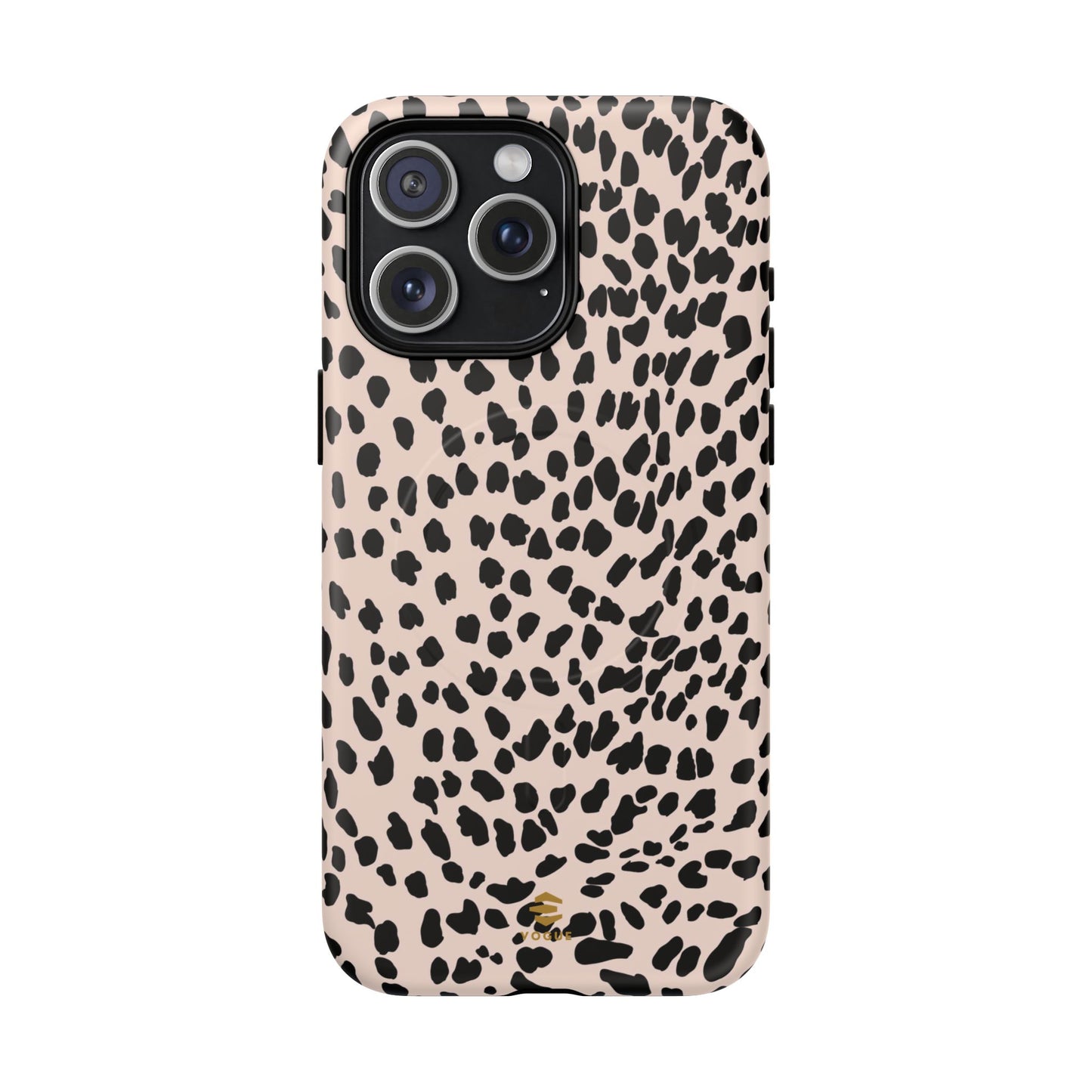 Beige Animal Print MagSafe iPhone Case