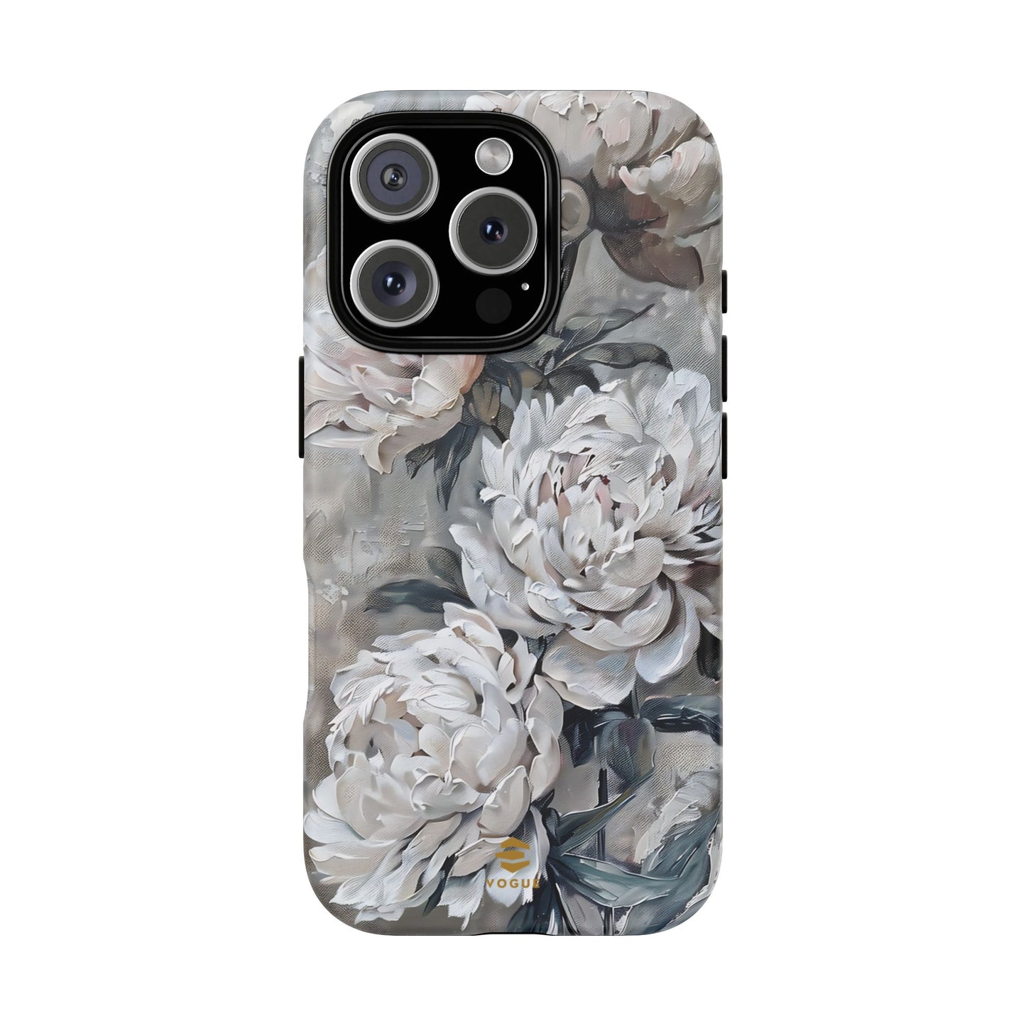 Funda para iPhone con pintura de peonías