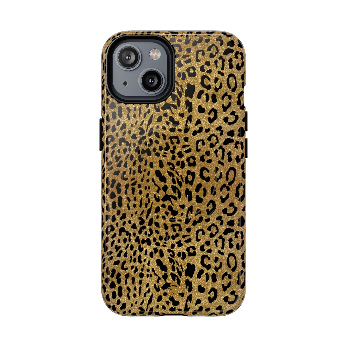 Gold Leopard MagSafe iPhone Case