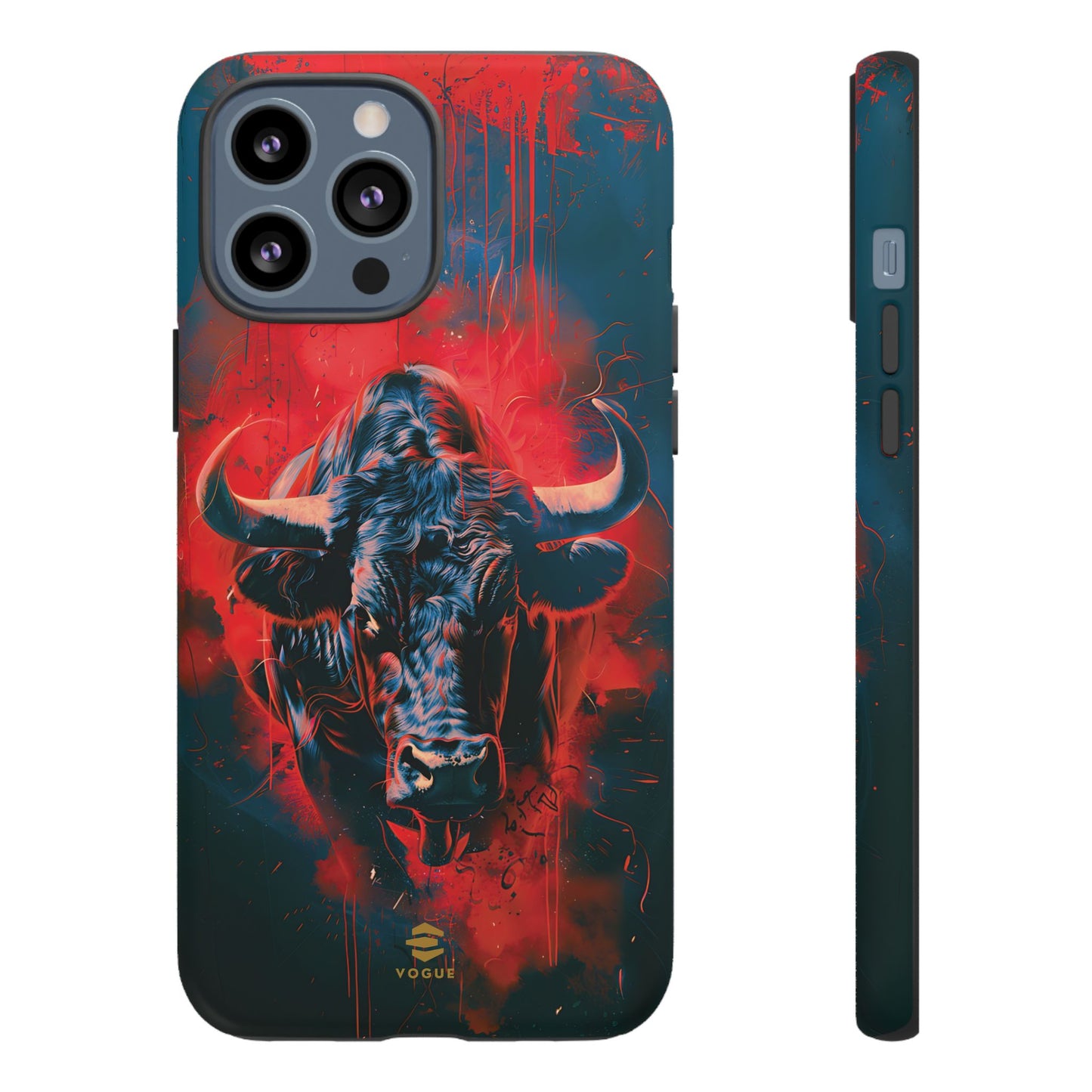 Bull Teal iPhone Case