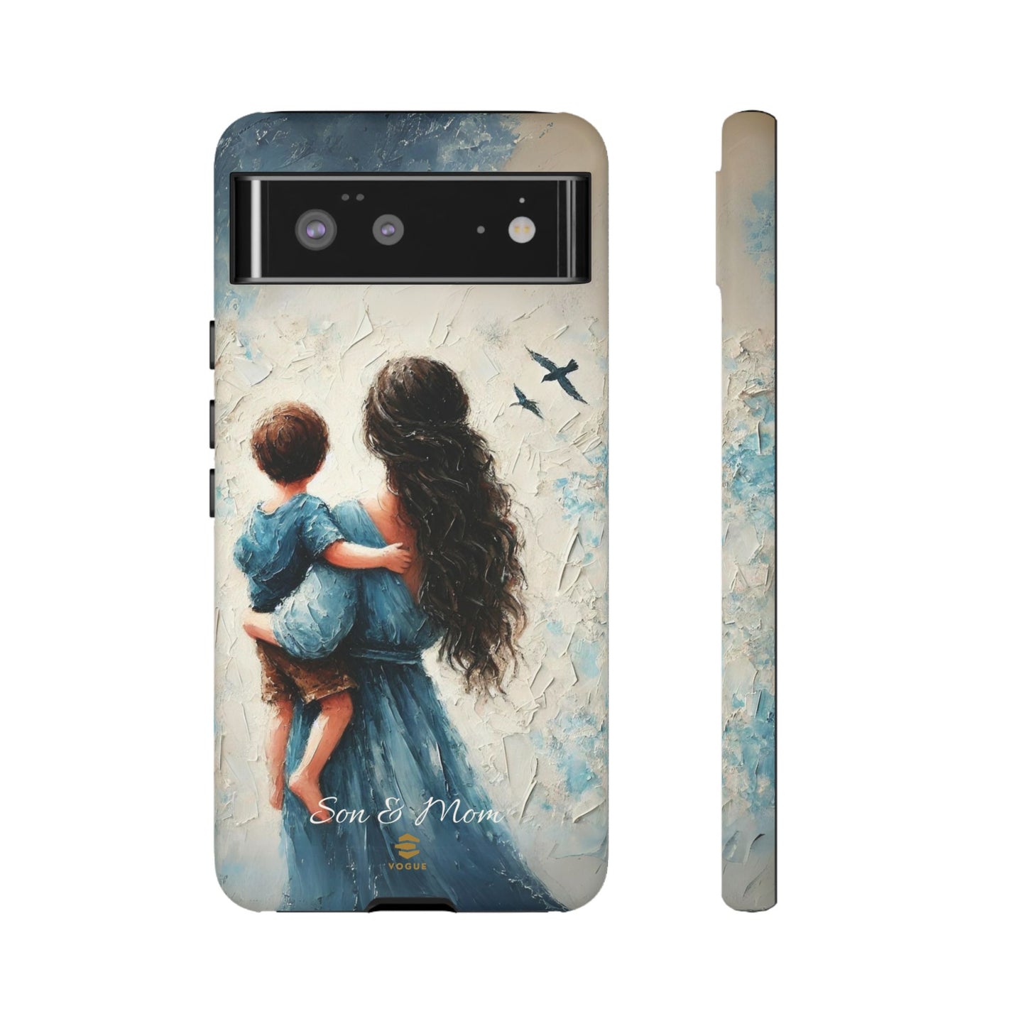 Custom Son & Mom Google Pixel Tough Phone Case
