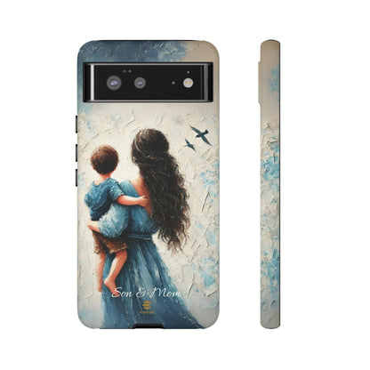 Custom Son & Mom Google Pixel Tough Phone Case