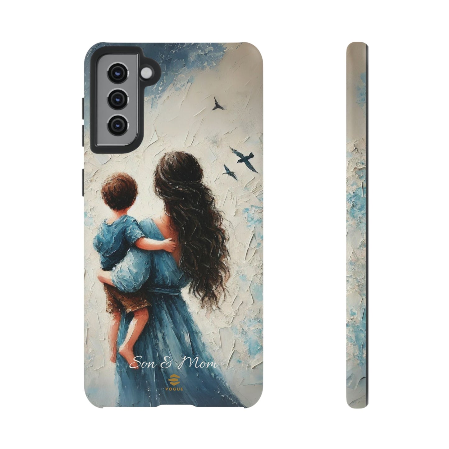 Custom Son & Mom Samsung Galaxy Tough Phone Case