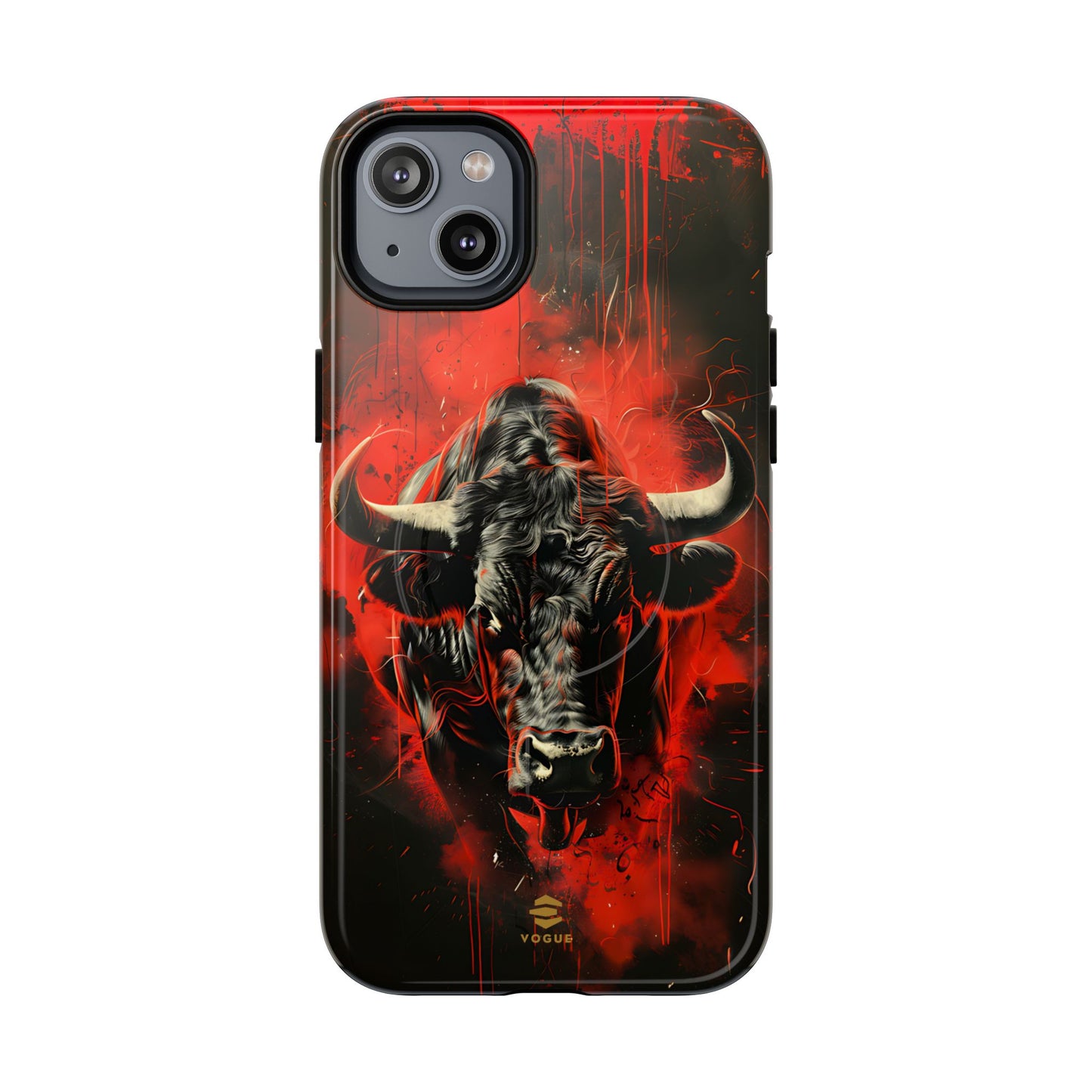 Bull Black MagSafe iPhone Case