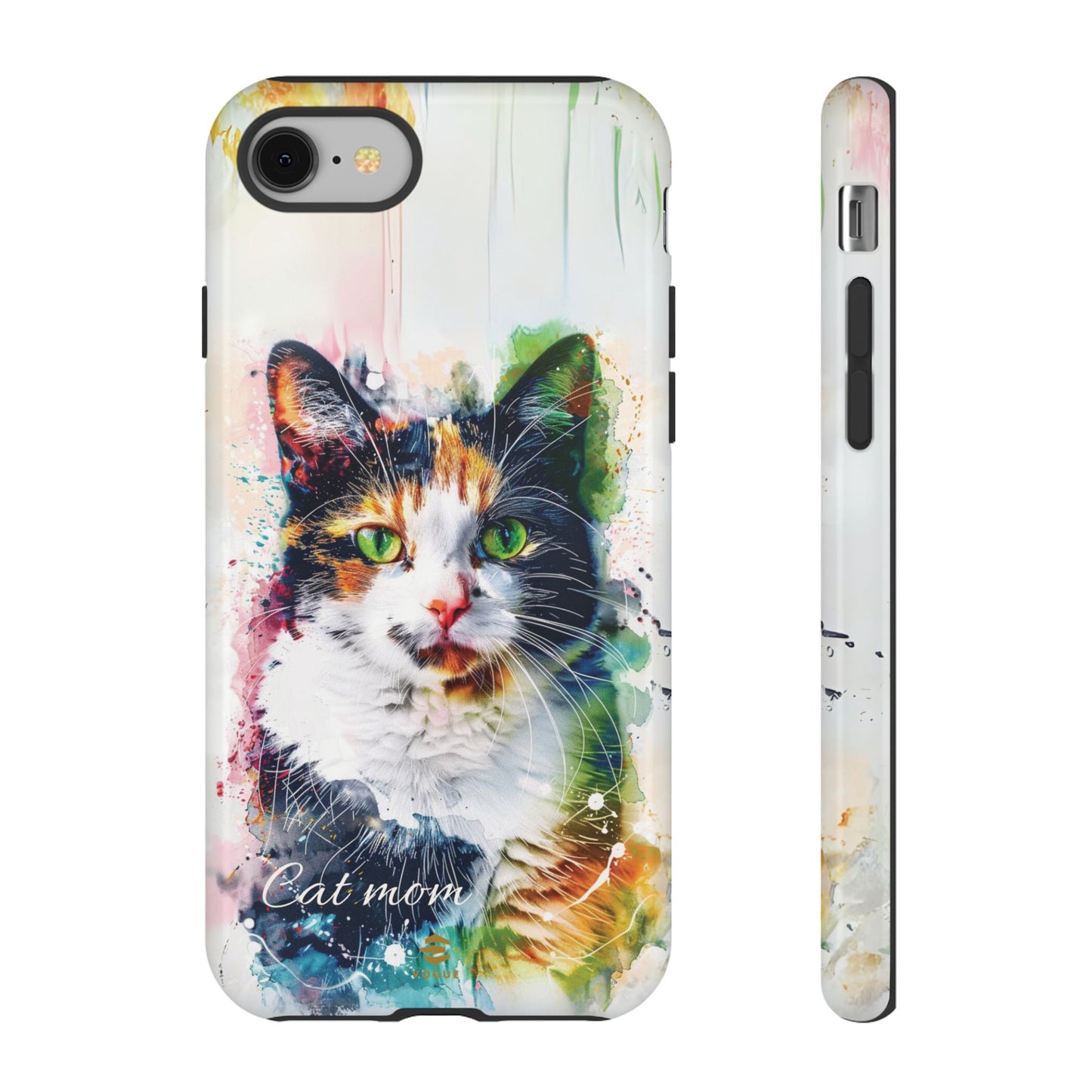 Custom Cat Mom iPhone Tough Case