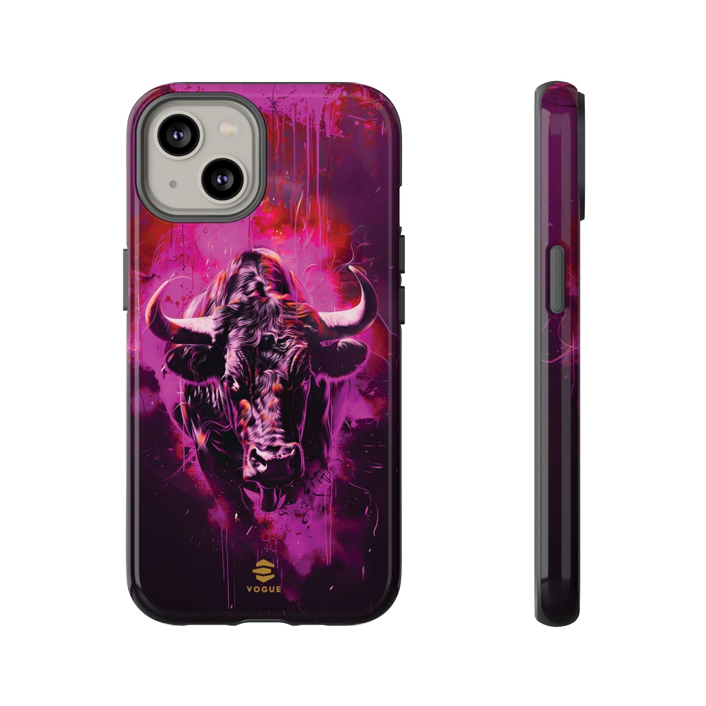 Bull Hot Pink iPhone Case