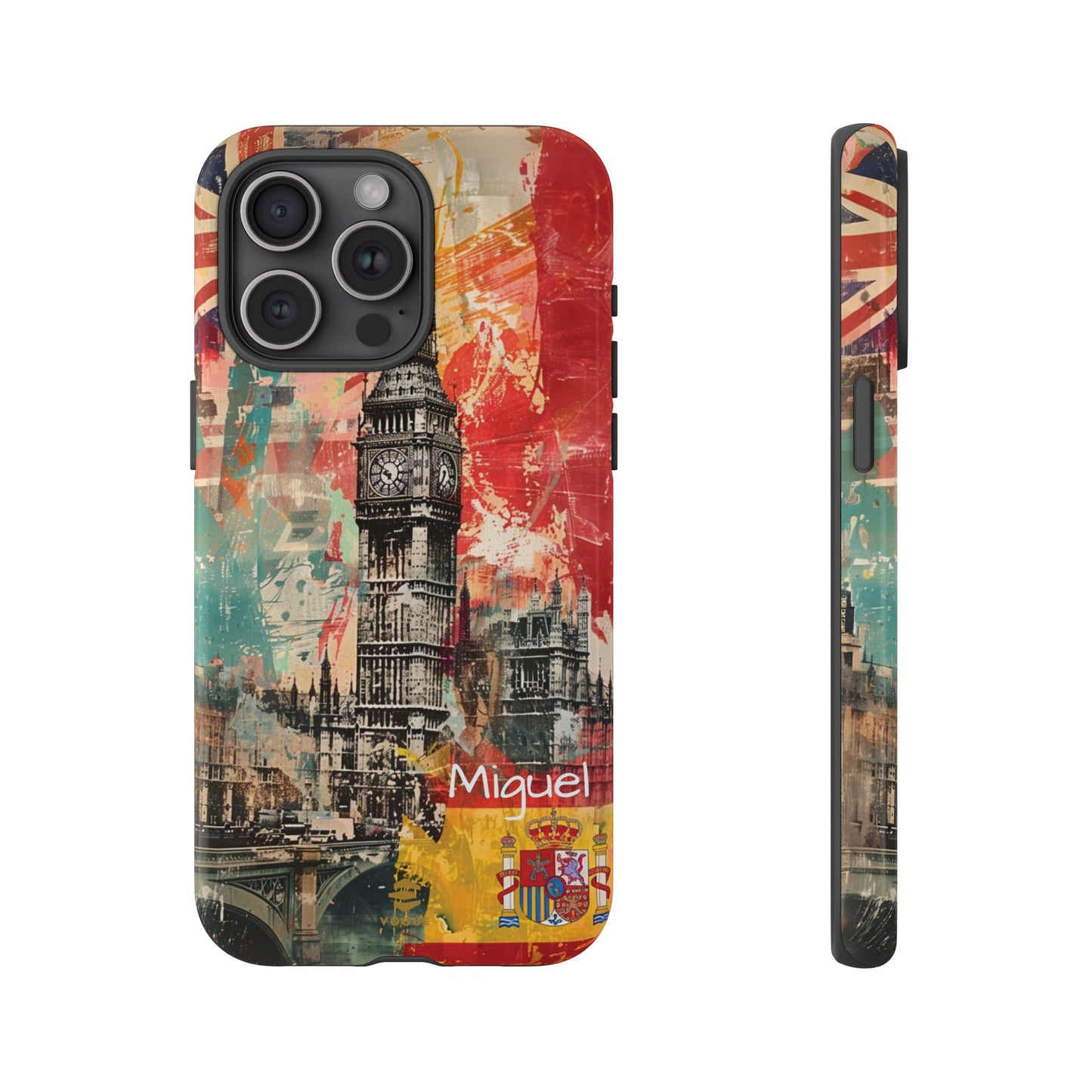 Custom Spanish in London iPhone Case