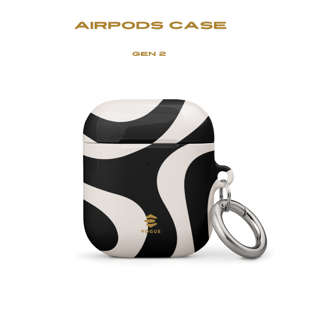 Black Swirl AirPod Case