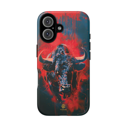 Bull Teal iPhone Case