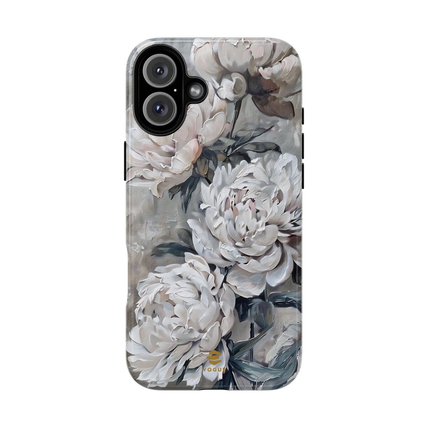 Funda para iPhone con pintura de peonías