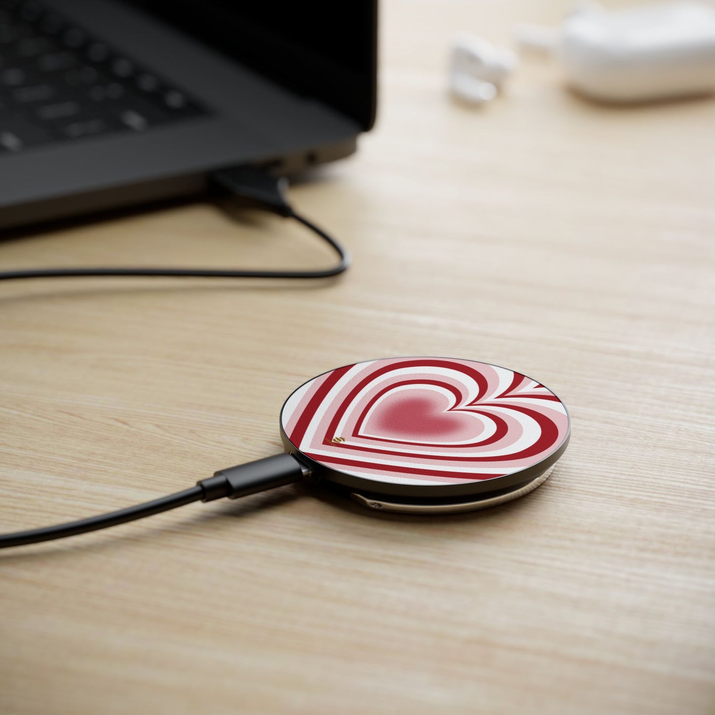 Red Hearts  Induction Charger