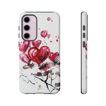 Abstract Hearts Art - Samsung  Phone Case, Love, Valentine's Day Gift for Her Protective tough cover