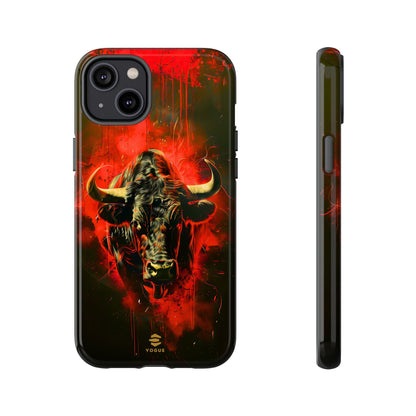 Bull Black iPhone Tough case