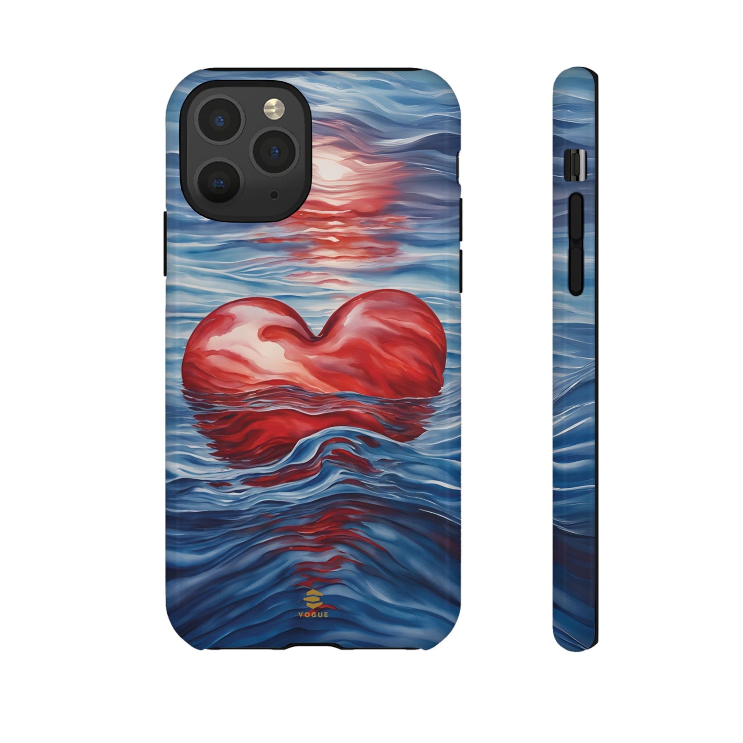 Deep Devotion Red Heart iPhone Tough Case Valentine's gift Protective Cover