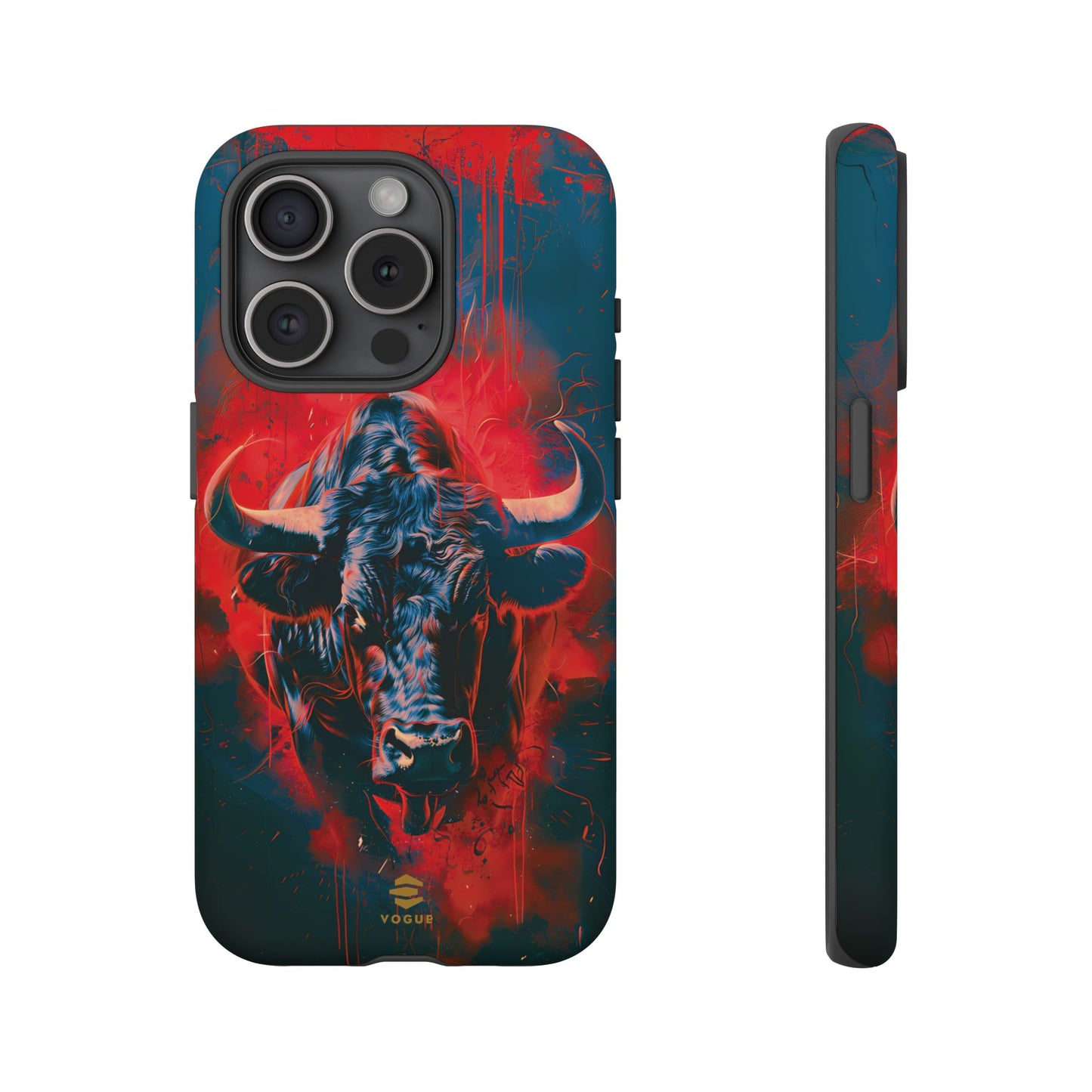 Bull Teal iPhone Case