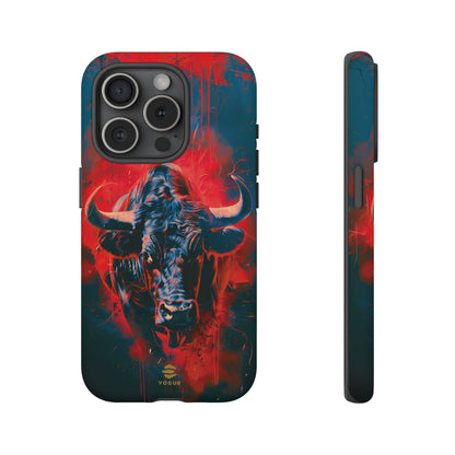 Bull Teal iPhone Case