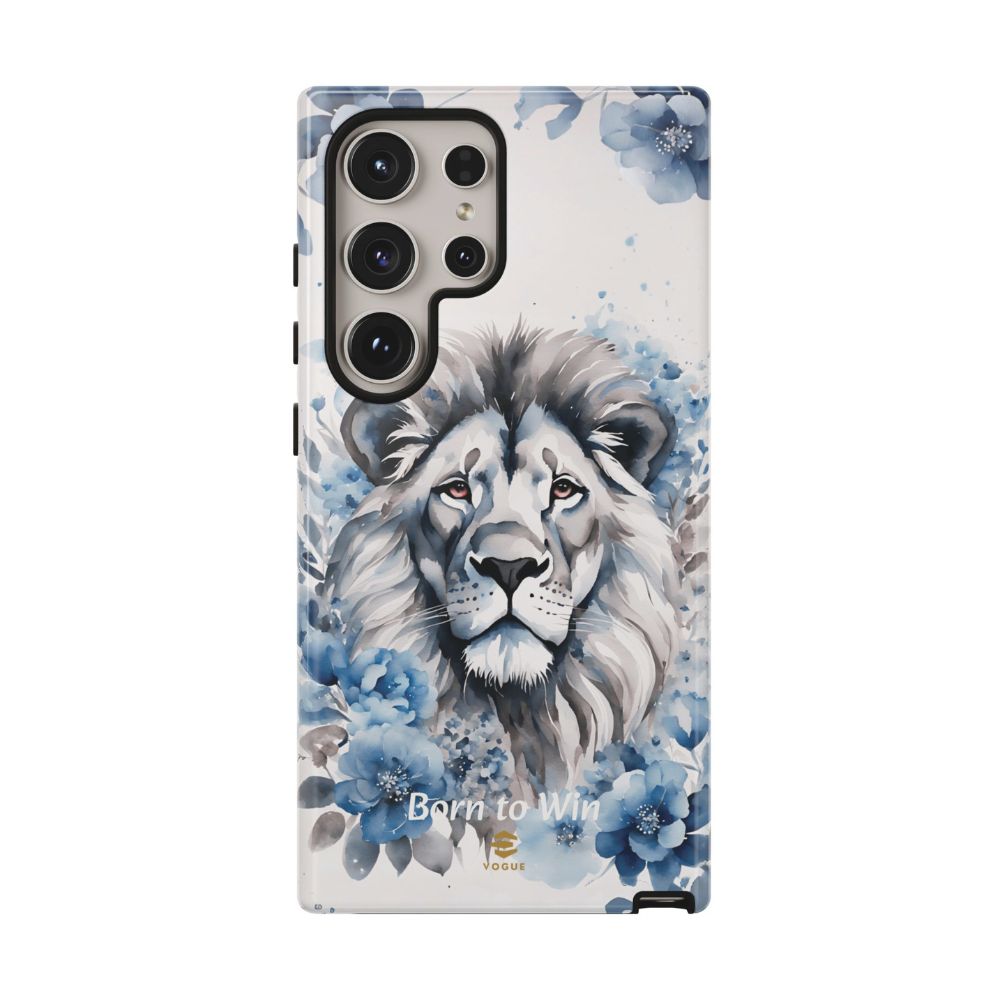 Lion Born to Win Samsung Galaxy Tough Phone Case