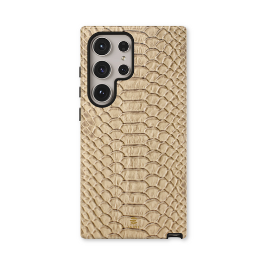 Funda Samsung con diseño de piel de serpiente