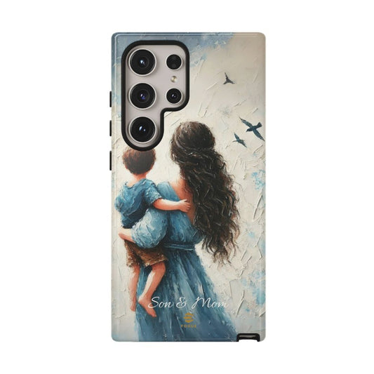 Custom Son & Mom Samsung Galaxy Tough Phone Case