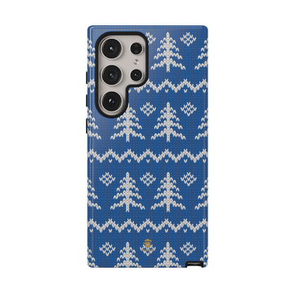 Blue Xmas Samsung Galaxy case