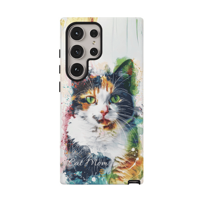 Custom Cat Mom Samsung Galaxy Tough Case