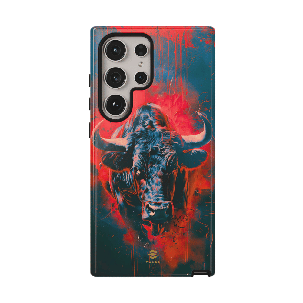 Bull Teal  Samsung Galaxy phone case