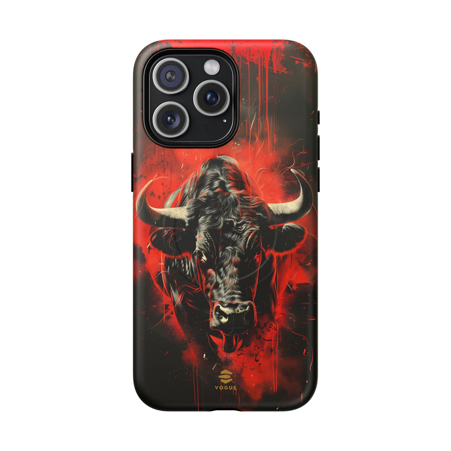 Bull Black MagSafe iPhone Case