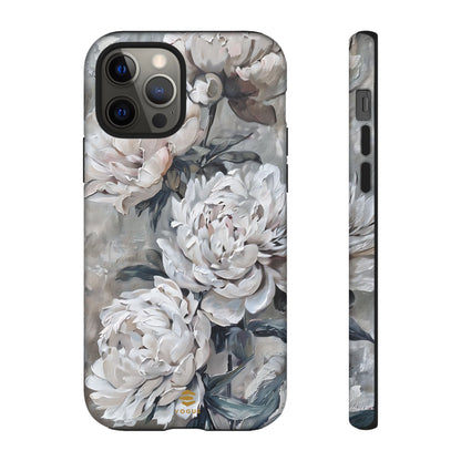 Funda para iPhone con pintura de peonías