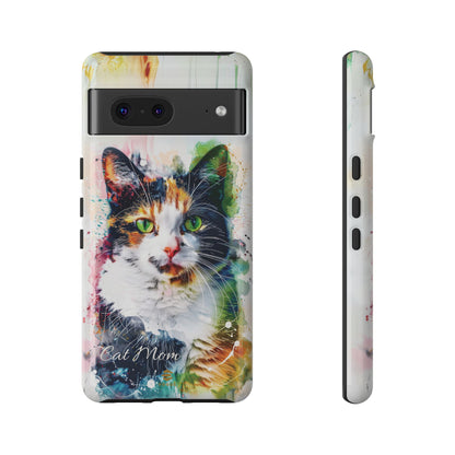 Custom Cat Mom Google Pixel Tough Case